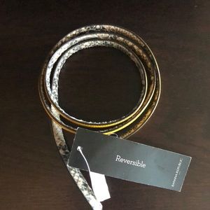 Banana Republic Reversible Belt NWT